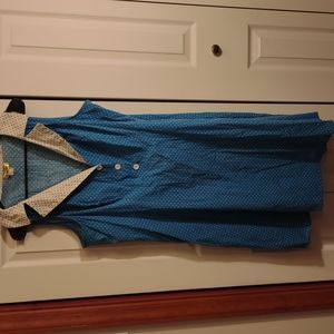 Polka Dot Blue Dress